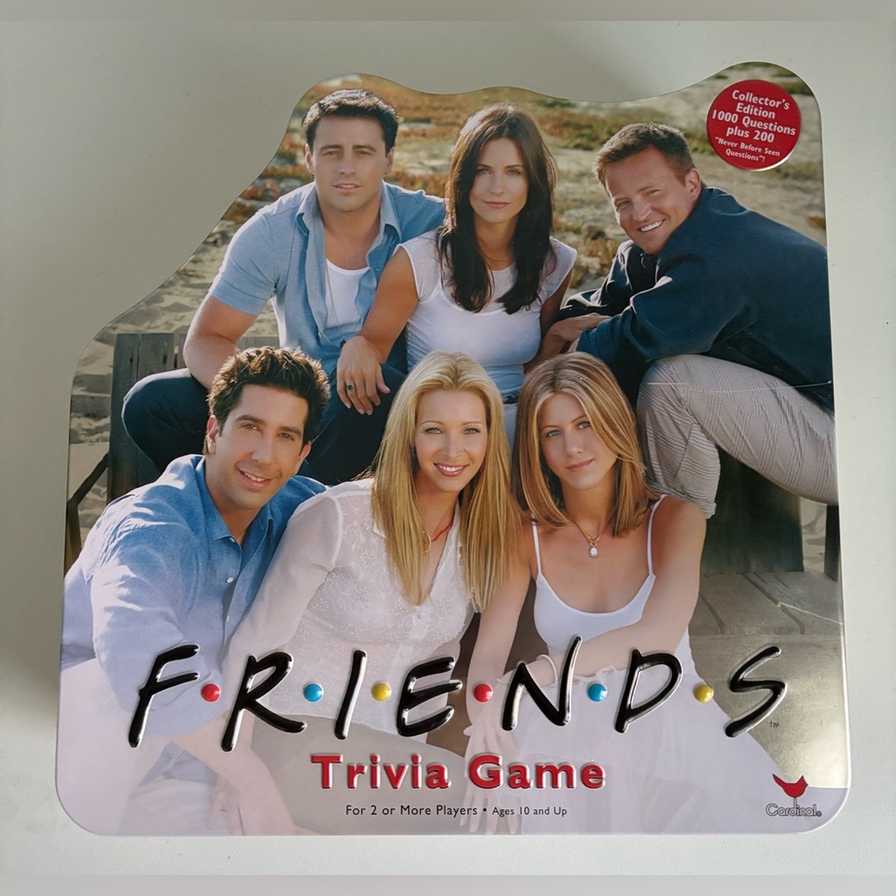 Friends Trivia Game Collector’s Edition 1000 questions plus 200 never b4 seen q!